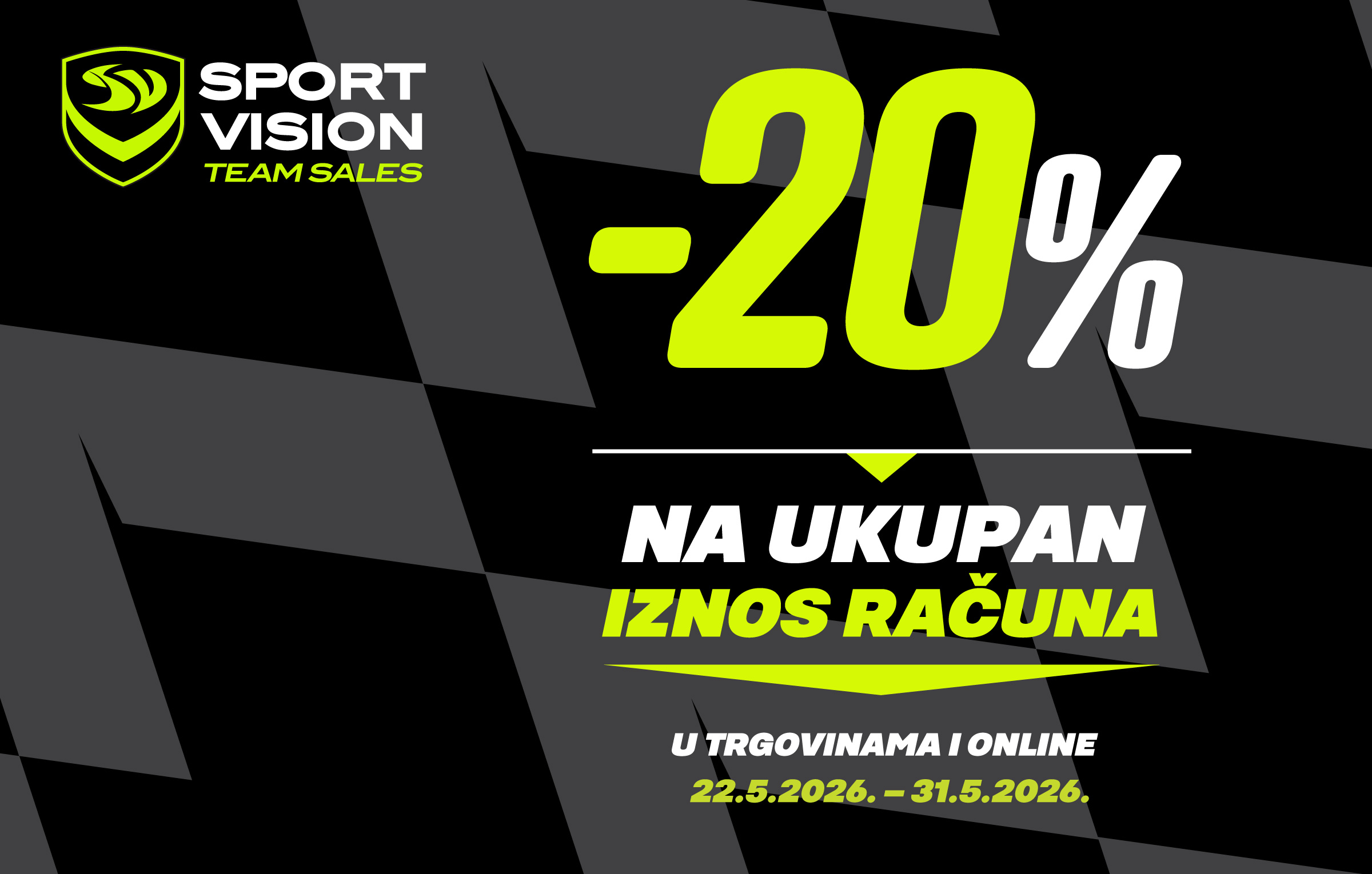 SVE ZA TIM NA JEDNOM MJESTU! Otvorenje Team Salesa uz -20% na ukupan iznos računa!